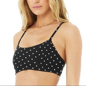 Alo Yoga Women's Airlift Intrigue Polka Dot Bra